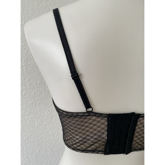 Adore Me Bra Floral Lace Push Up Padded Underwire Lingerie - Picture 8 of 10